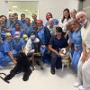 Cães da Guarda Municipal de Santos visitam a Santa Casa